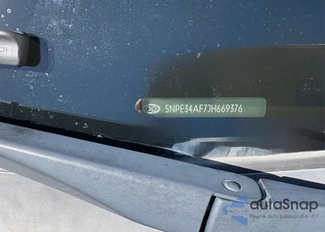 2018 Hyundai Sonata Sel z USA, uszkodzony, nr VIN 5NPE34AF7JH669376